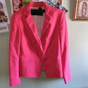 Zara Hot Pink Tailored Blazer